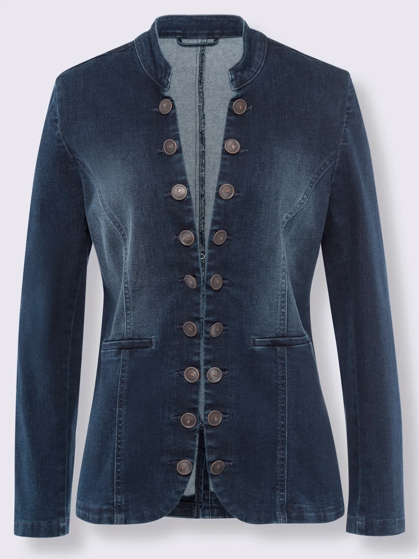 Linea Tesini Tailleurs<Blazer en jean 95% coton