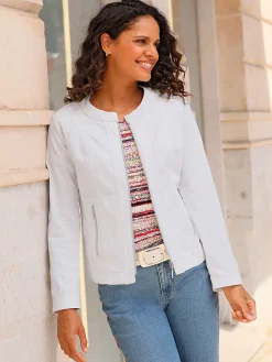Collection L Tailleurs|Blazers<Blazer en jean 96% coton
