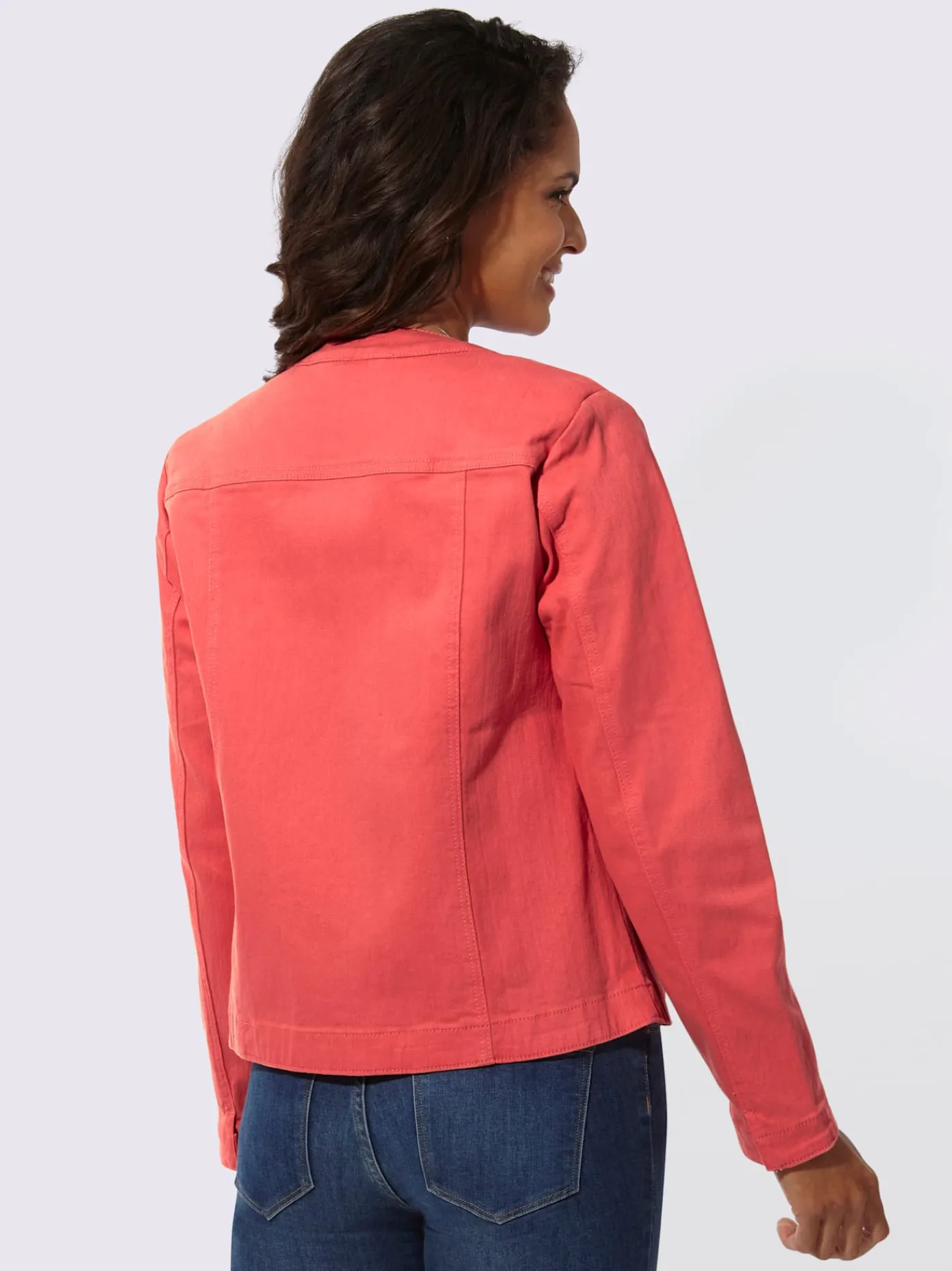 Collection L Tailleurs<Blazer en jean 96% coton