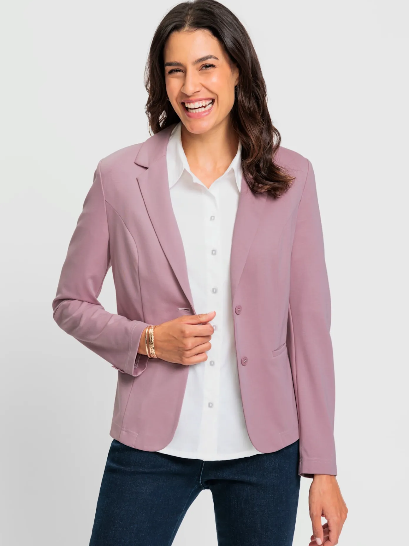 Tenues De Cérémonie|Tailleurs<Blazer en jersey avec viscose (ecovero)