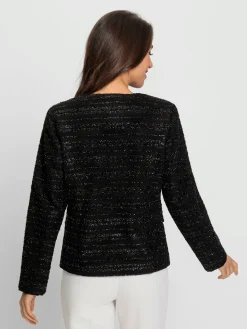 Ashley Brooke Tailleurs|Blazers<Blazer en jersey boutons fantaisie dorés