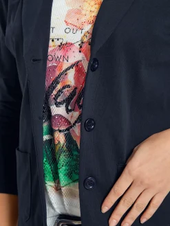 Linea Tesini Tailleurs<Blazer en jersey coupe sobre pour un look décontracté tendance