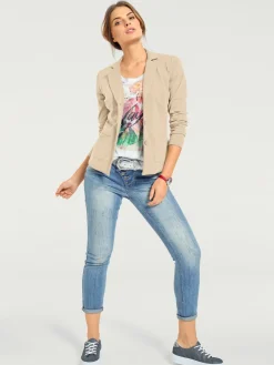 Linea Tesini Tailleurs<Blazer en jersey coupe sobre pour un look décontracté tendance