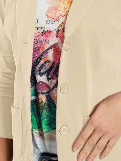 Linea Tesini Tailleurs<Blazer en jersey coupe sobre pour un look décontracté tendance