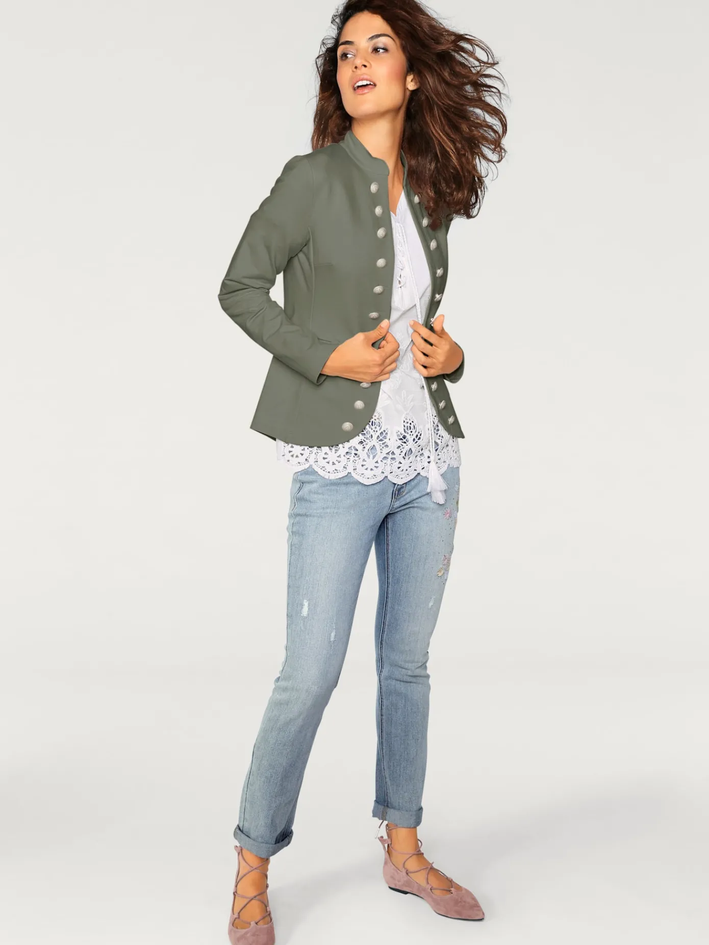 Linea Tesini Tailleurs<Blazer en jersey look tendance