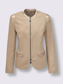 CREATION L PREMIUM Tenues De Cérémonie|Tailleurs<Blazer en lin mélange viscose-lin estival