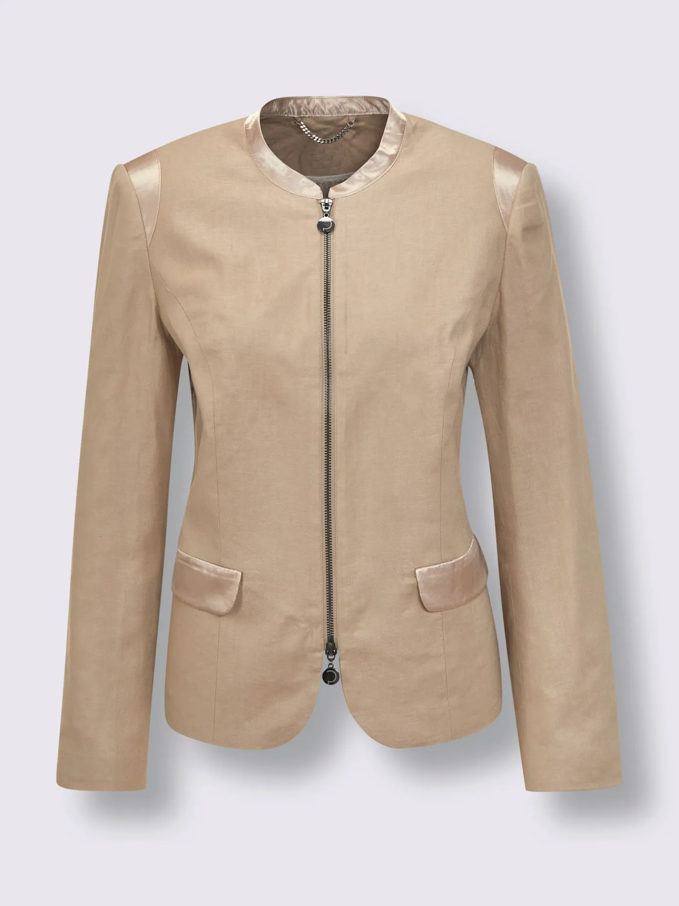 CREATION L PREMIUM Tenues De Cérémonie|Tailleurs<Blazer en lin mélange viscose-lin estival