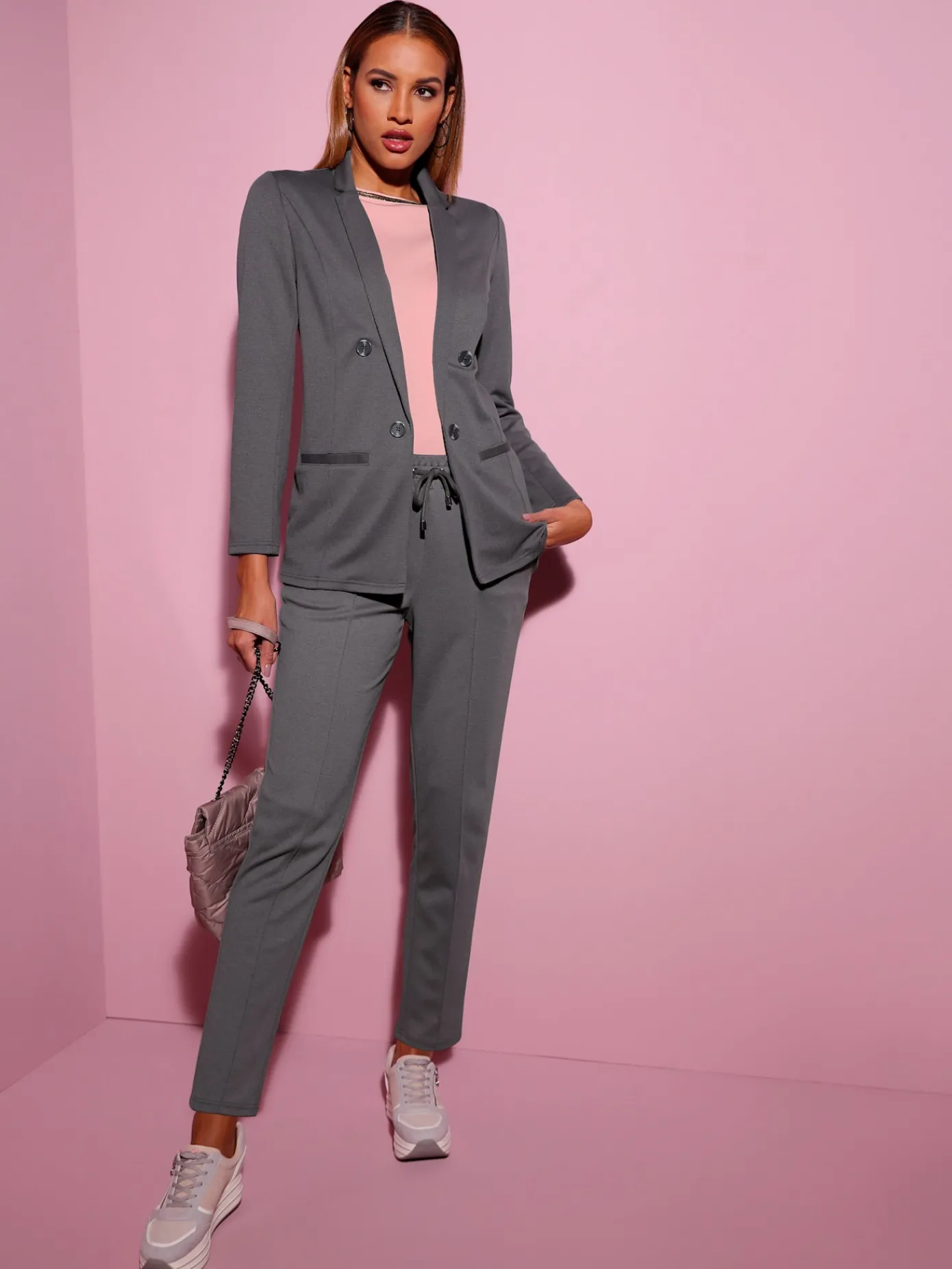 Creation L Tailleurs|Blazers<Blazer forme ouverte et longue tendance