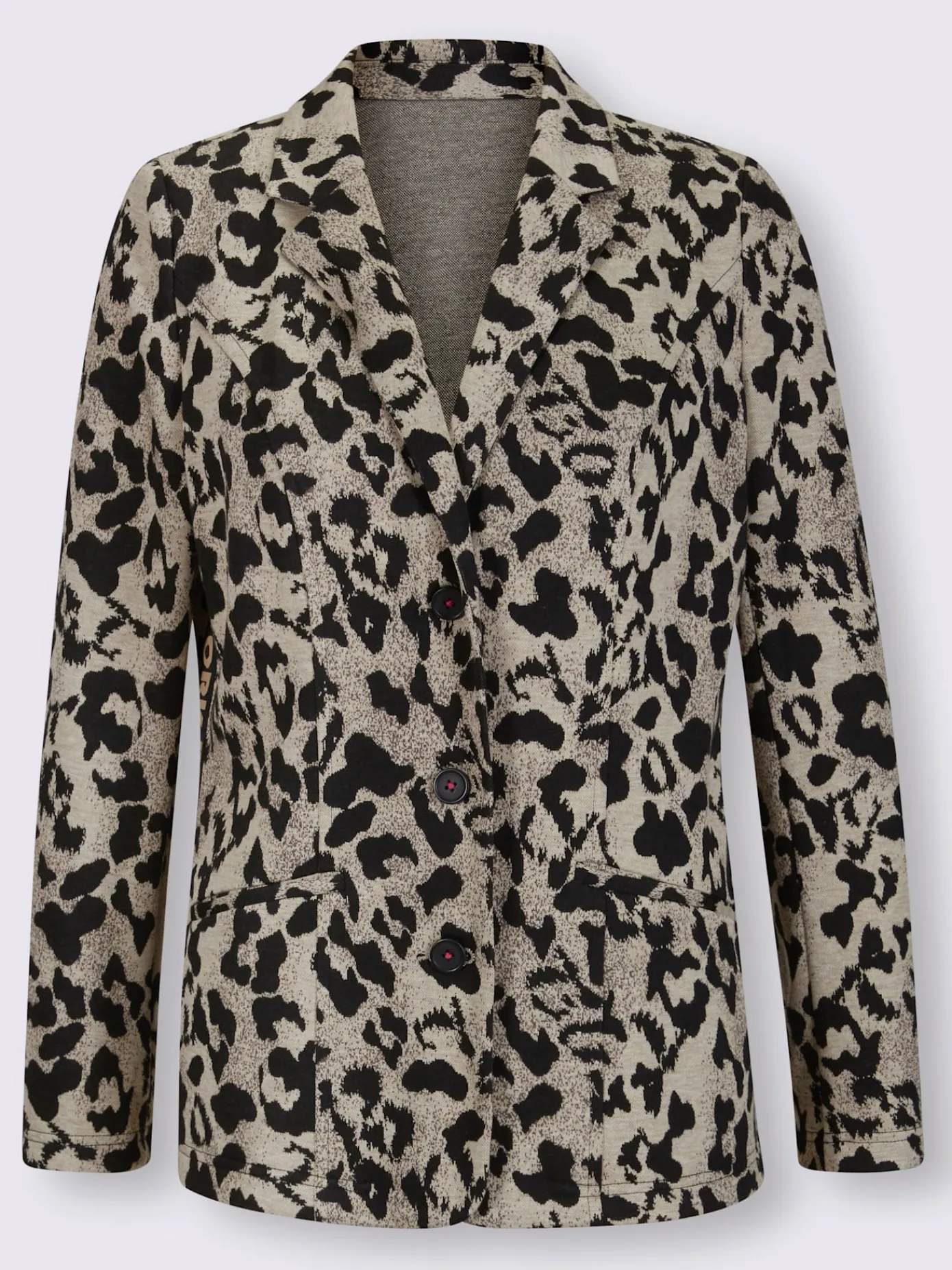 Rick Cardona Tailleurs|Blazers<Blazer jacquard joli jacquard à l'aspect animal