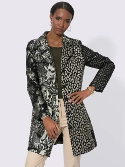 Creation L Tailleurs|Blazers<Blazer jacquard joli motif jacquard