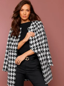 CREATION L PREMIUM Tailleurs|Blazers<Blazer jacquard joli motif jacquard