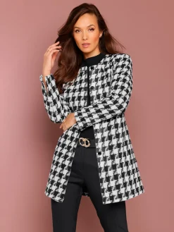 CREATION L PREMIUM Tailleurs|Blazers<Blazer jacquard joli motif jacquard