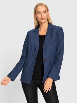 Rick Cardona Tailleurs|Blazers<Blazer lin rafraîchissant