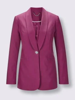 CREATION L PREMIUM Tenues De Cérémonie|Tailleurs<Blazer long 63% lyocell (tencel)