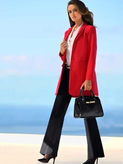 Ashley Brooke Tailleurs|Blazers<Blazer long col à revers élégant