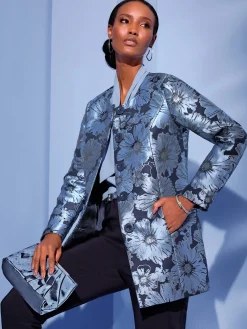 Creation L Tailleurs|Blazers<Blazer long jacquard de qualité