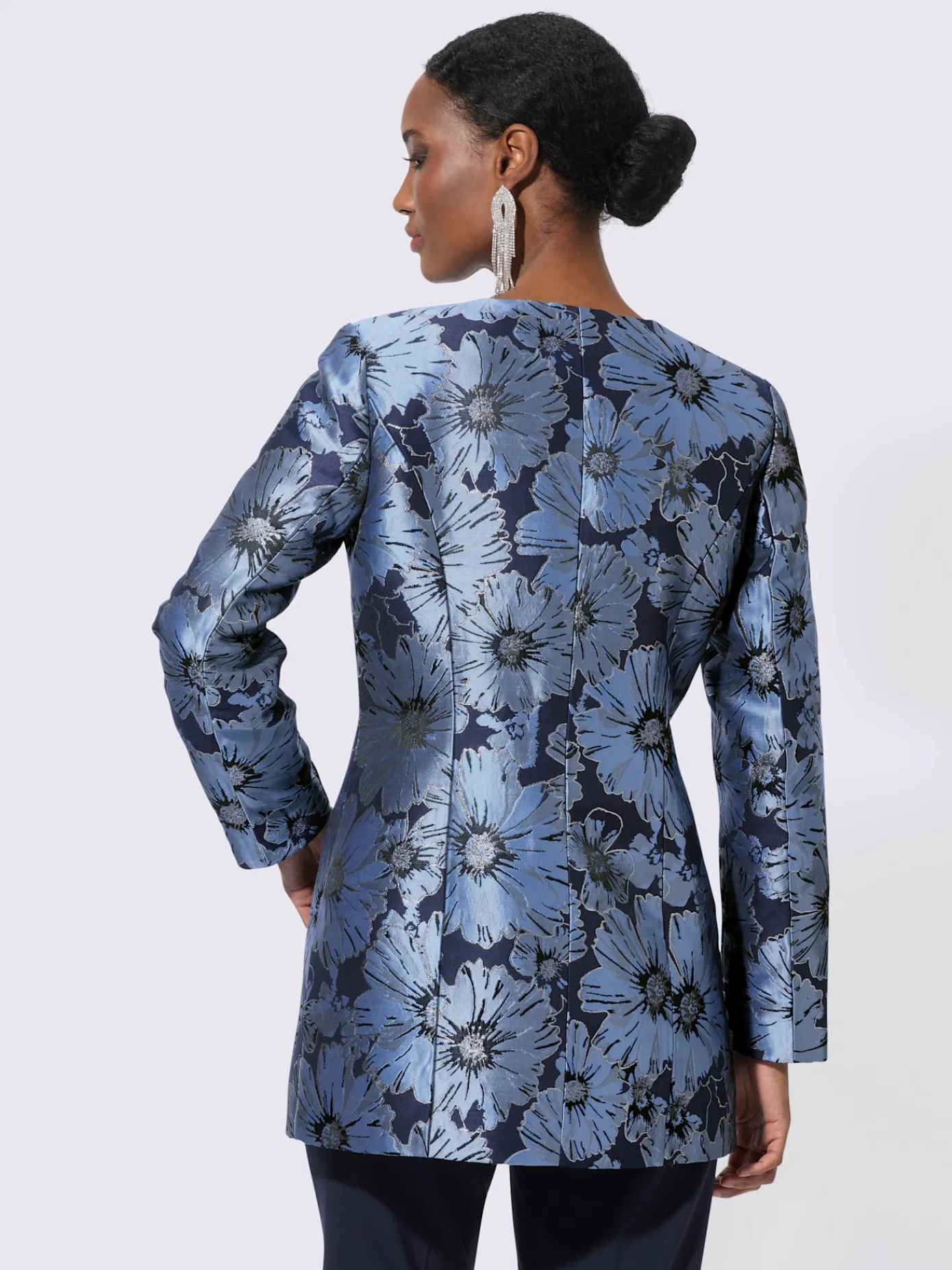 Creation L Tailleurs|Blazers<Blazer long jacquard de qualité