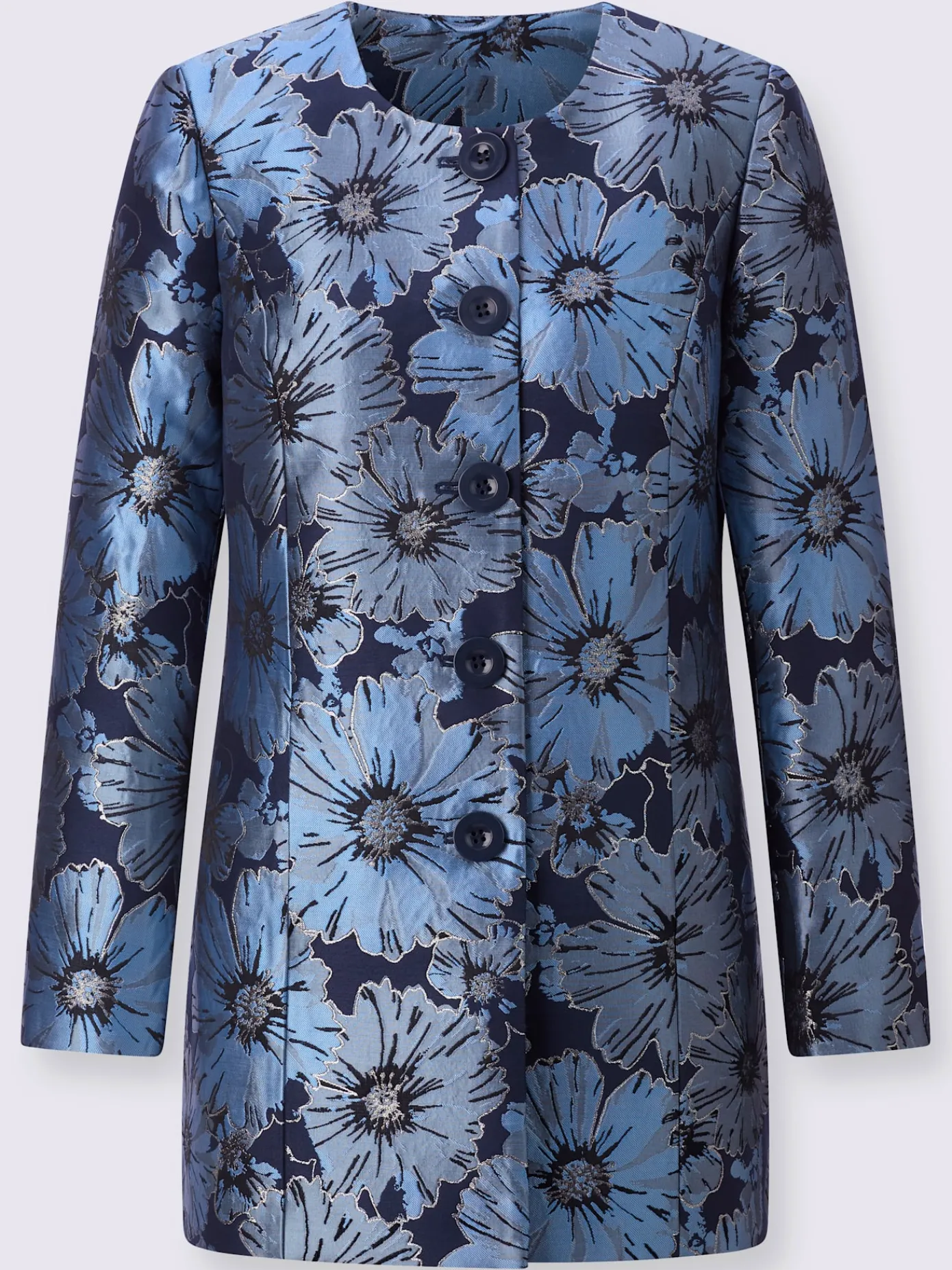 Creation L Tailleurs|Blazers<Blazer long jacquard de qualité