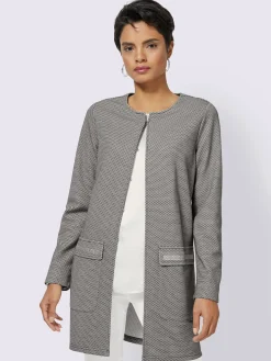 Creation L Tailleurs|Blazers<Blazer long qualité jersey extensible, souple et confortable