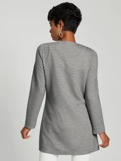 Creation L Tailleurs|Blazers<Blazer long qualité jersey extensible, souple et confortable