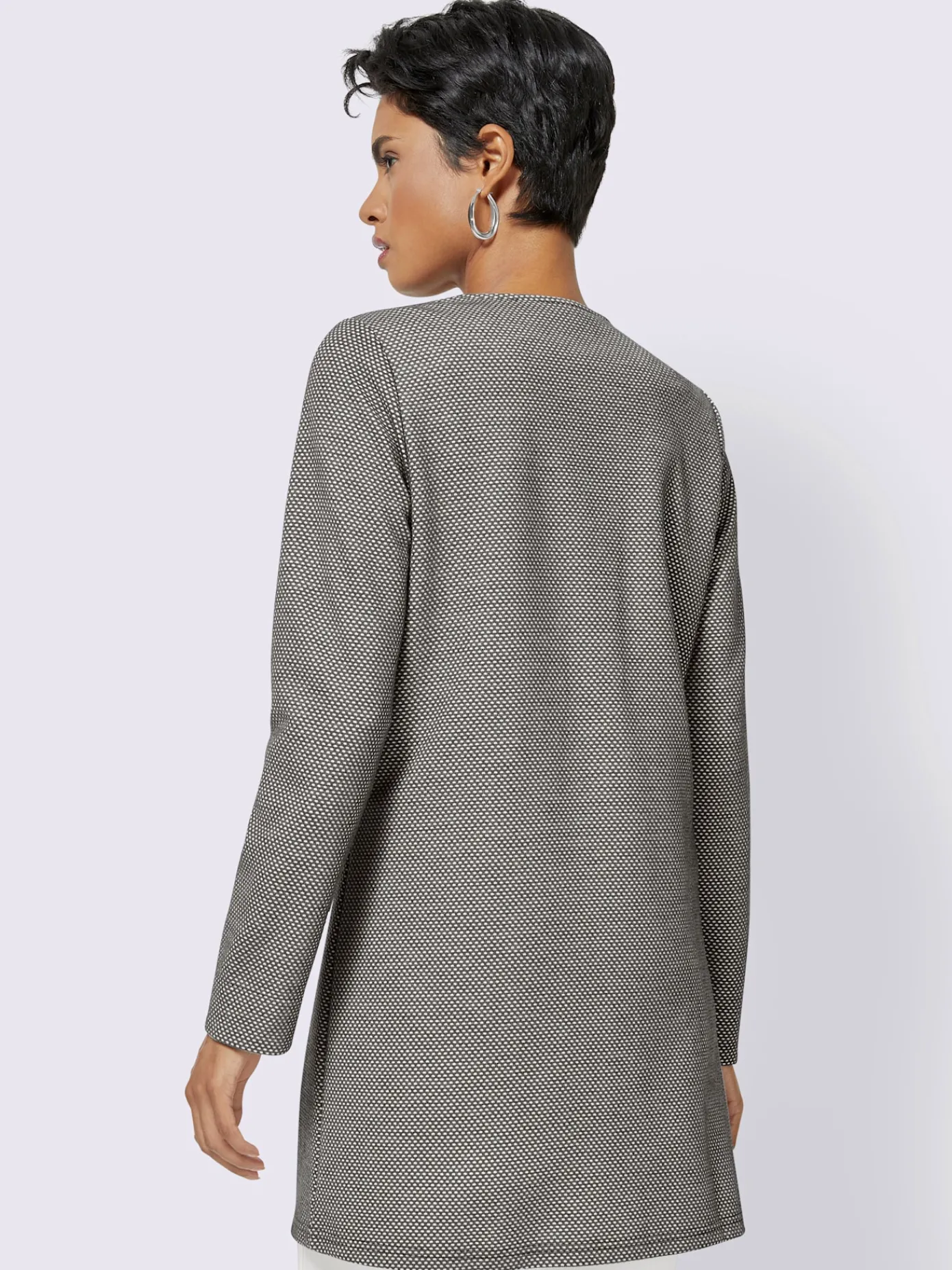 Creation L Tailleurs|Blazers<Blazer long qualité jersey extensible, souple et confortable