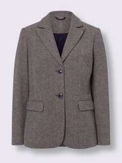 Linea Tesini Tailleurs|Blazers<Blazer motif sergé chevron