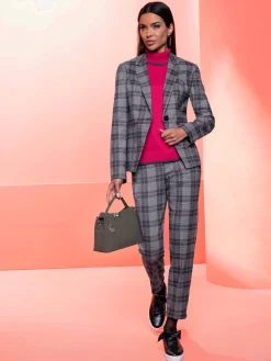 Rick Cardona Tailleurs|Blazers<Blazer superbe tissage en carreaux