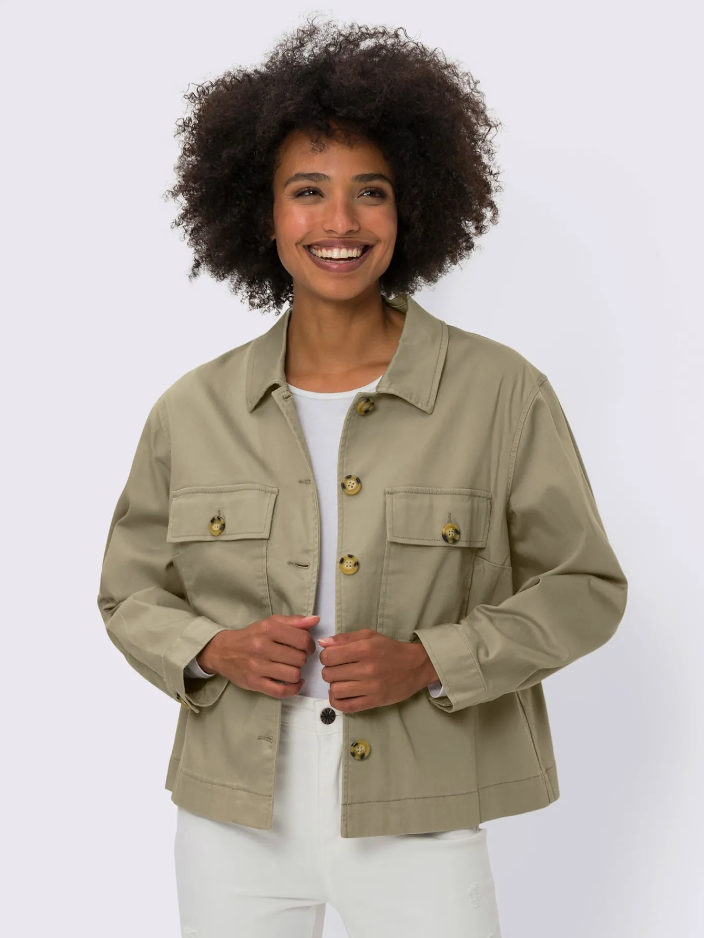 Linea Tesini Blazers<Blouson qualité coton et modal agréable à porter