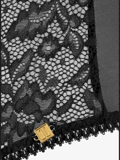 JETTE Body<Body corps élégant avant en superbe dentelle, dos en maille transparente