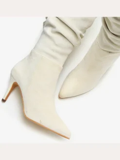 LASCANA Bottes<Bottes à glissière fronces tendance avec talon compensé confortable d'env. 8 cm