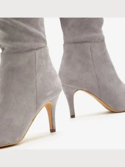 LASCANA Bottes<Bottes à glissière fronces tendance avec talon compensé confortable d'env. 8 cm