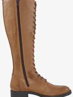 Bottes<Bottes à lacets cuir nappa de vache