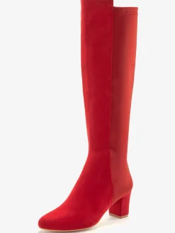 LASCANA Bottes<Bottes avec empiècement extensible tendance. hauteur du talon env. 6 cm