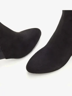 LASCANA Bottes<Bottes avec empiècement extensible tendance. hauteur du talon env. 6 cm