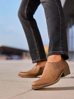 Bottines<Bottine courte cuir nappa de vache