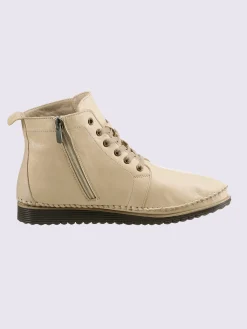 Bottines<Bottines à lacets cuir nappa de vache