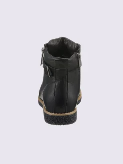 Bottines<Bottines à lacets cuir nappa de vache