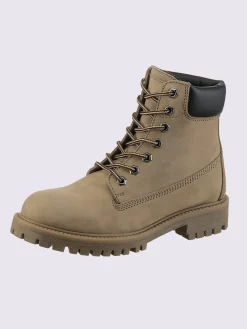 Bottines<Bottines à lacets cuir vachette