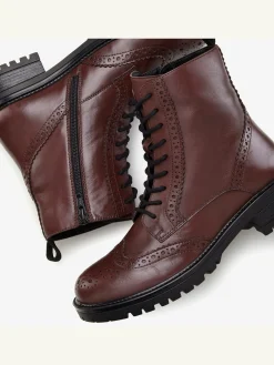 LASCANA Bottines<Bottines à lacets en cuir doux