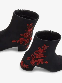LASCANA Bottines<Bottines au motif floral en synthétique velours doux