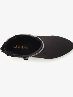 LASCANA Bottines<Bottines avec empiècement en dentelle élégant et chaînes brillantes et tendance