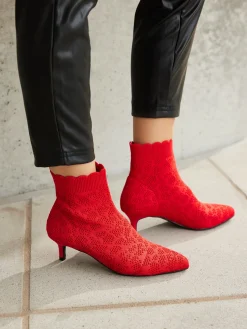 LASCANA Bottines<Bottines chaussettes avec talon agréable d'env. 5 cm