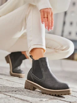 Bottines<Bottines matière synthétique