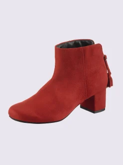 Bottines<Bottines textile doux en synthétique velours