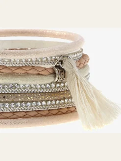 LASCANA Bijoux<Bracelet bandes multi-rangées avec houppe