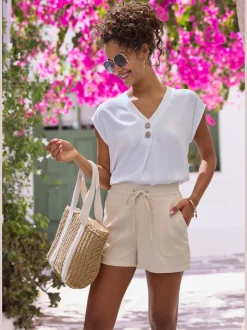 Vivance Maroquinerie<Cabas sac à anses estival avec anses contrastées