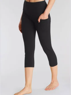 LASCANA ACTIVE Pantalons<Caleçon 3/4 corsaire, logo imprimé