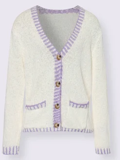 Linea Tesini Gilets Et Cardigans<Cardigan détails contrastés