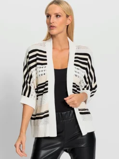 Rick Cardona Gilets Et Cardigans<Cardigan motif ajouré transparent discret