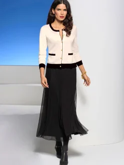 Ashley Brooke Gilets Et Cardigans<Cardigan veste en tricot, 2 poches